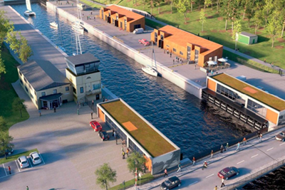 Züblin bygger Södertälje kanal och sluss